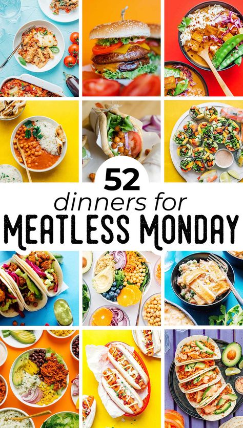 Vegetarian Dinners For Meat Eaters, Vegetarian Entrees For Party, Meatless Monday Dinner Ideas, Healthy Meatless Dinners, Meatless Monday Recipes Dinner Ideas, Meat Free Dinners, Cluster Recipes, Monday Dinner Ideas, Coconut Curry Vegetarian