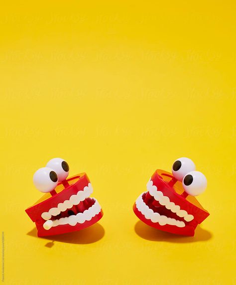 Teeth Character Design, Chattering Teeth, Aesthetic Kidcore, Funky Friday, Toy Display, Prop Design, Wall Ideas, Photography Ideas, Royalty Free Stock Photos