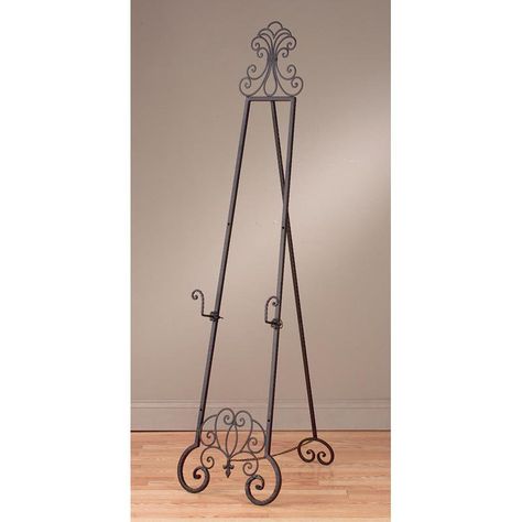 Tripar Mahogany Metal Floor Easel | from hayneedle.com Mahogany Flooring, Floor Easel, Metal Easel, Display Easel, Art Supply Stores, Easels, Metal Floor, Engineered Hardwood Flooring, Artwork Display