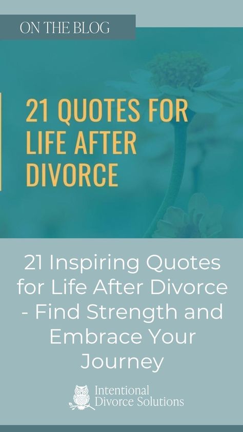 Going through a divorce is tough, but it doesn't end when the papers are signed. Transitioning to life after divorce is a journey of self-discovery and growth. These 21 inspiring quotes will remind you that you are amazing and capable of moving forward. Embrace self-acceptance, let go of what weighs you down, and find joy in your next chapter. Don't be afraid, be determined and empowered. Need support? Consider reaching out to a divorce coach. #lifeafterdivorce #inspiringquotes Women Divorce Quotes, Quotes About Life After Divorce, Quotes For Going Through A Divorce, Daily Affirmations For Women Going Through Divorce, Redecorating After Divorce, Divorce Finalized Quotes, Positive Divorce Quotes For Women, Going Through Divorce Quotes, Marriage Ending Quotes Divorce