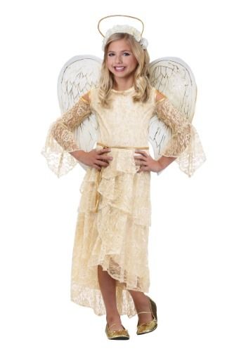 Girl's Angel Costume#Girl, #Angel, #Costume Girls Angel Costume, Angel Costumes, Angelic Dress, Angel Outfits, Kid Halloween, Simple Illustrations, Angel Outfit, Angel Costume, Cute Halloween Costumes