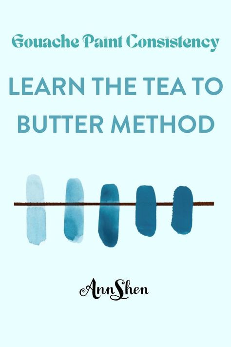 One of the trickiest things for gouache beginners is learning how to get the gouache to the right consistency. In this gouache tutorial blog post you'll learn the tea to butter method to find the perfect gouache paint consistency. If you're looking to learn gouache art for beginners, this is an essential gouache tip to master! Gouache Art For Beginners, Gouache Painting Techniques, Gauche Painting, How To Start Painting, Gouache Flowers, Gouache Tutorial, Art For Beginners, Gouache Paint, Illustration Techniques