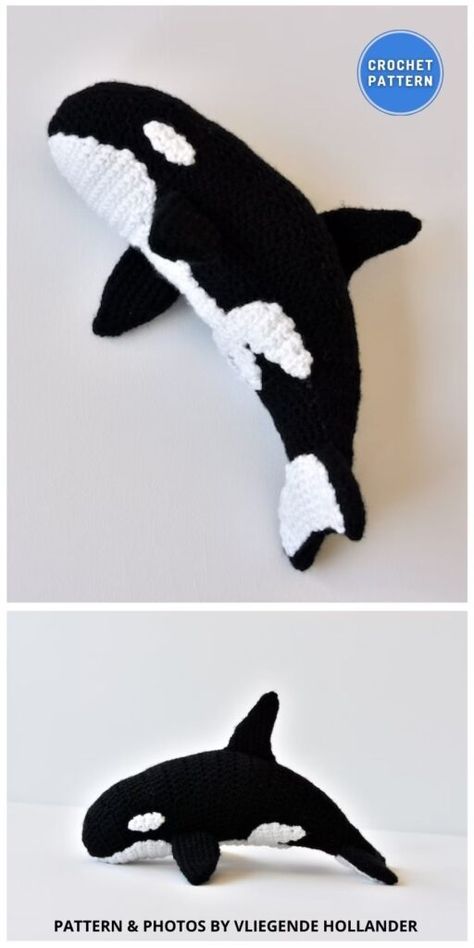 Crocheted Shark Pattern, Whale Amigurumi, Cute Crochet Amigurumi, Crochet Shark, Crochet Whale, Crochet Fish, Whale Pattern, Easy Crochet Animals, Shark Pattern