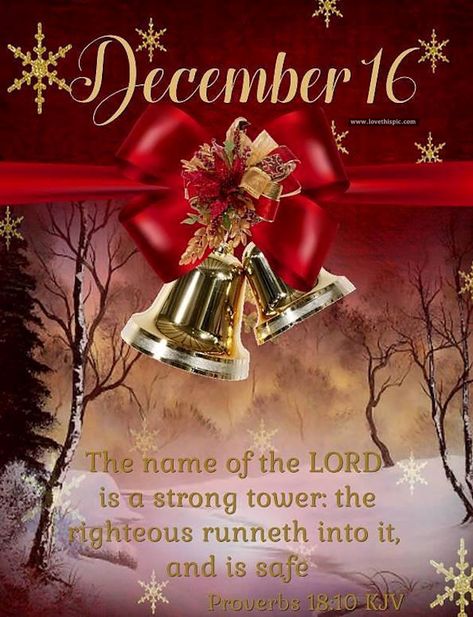 December 16 christmas good morning december december quotes christmas countdown New Month Blessings, Religious Christmas Quotes, December Blessings, December Wishes, December Scriptures, December Images, Good Morning Christmas, Days Of The Month, December Days