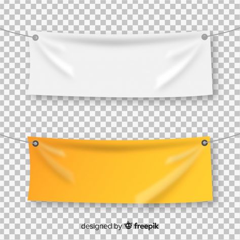 Collection of realistic textile banners ... | Free Vector #Freepik #freevector #banner #poster #business #template Banner Template Photoshop, Photoshop Poster Design, Poster Business, Banner Png, Calendar Design Template, Church Media Design, Free Psd Flyer Templates, Photoshop Tutorial Typography, Doodle Art Flowers