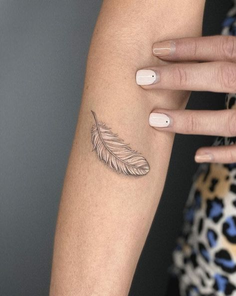 White Feather Tattoo, Tattoos On Black Skin, White Feather Tattoos, Feather Arrow Tattoo, Feather Tattoo Black, Eagle Feather Tattoos, Feathers Tattoo, White Ink Tattoos, White Bird Tattoos