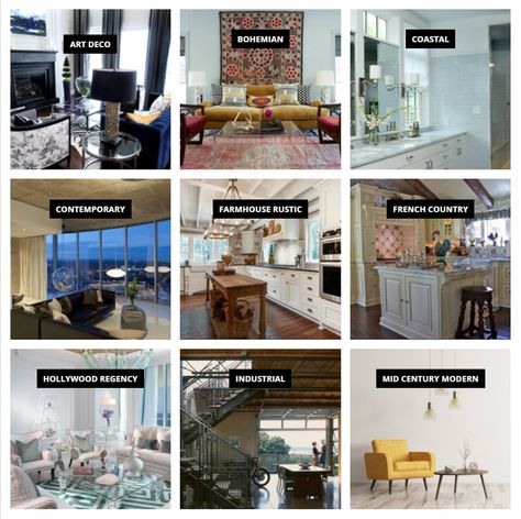 Confused about what the different interior decorating styles are and what decor elements fit in each of them? Let the Interior Decorating Styles Matrix help you find the styles that match your decorating preferences. When it comes to decorating, one […] The post Decorating Styles 101: Find The Interior Design Styles You Love appeared first on From House To Home. Interior Styles Types, Types Of Home Decor Styles, Paradise Decor, Types Of Interior Design Styles, Different Home Decor Styles, Different Interior Design Styles, Interior Design Principles, Outfit Office, Style Guide Design