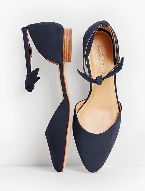 EDISON ANKLE-STRAP FLATS-SUEDE Talbots https://api.shopstyle.com/action/apiVisitRetailer?id=621431718&pid=uid3481-23865059-61 Strap Flats, Ankle Strap Flats, Rock Chic, Gorgeous Shoes, Shoe Closet, Ankle Strap Heels, Pretty Shoes, Toe Shoes, Ankle Straps