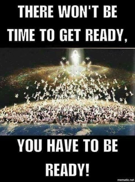 ARE YOU PREPARED? ARE YOU READY? TO MEET JESUS?  WATCH THEREFORE: FOR YE KNOW NOT WHAT HOUR YOUR LORD DOTH COME.  But know this that if the good man of the house had known in what watch the thief would come, he would have watched, and would not have suffered his house to be broken up.  In a moment, in the twinkling of an eye, at the [sound of the] last trumpet call. For a trumpet will sound, and the dead [in Christ] will be raised imperishable (free and immune from decay), and we shall be change Vertrouw Op God, Ayat Alkitab, Jesus Is Coming, After Life, Bible Truth, Be Ready, Religious Quotes, Lord Jesus Christ, God Jesus