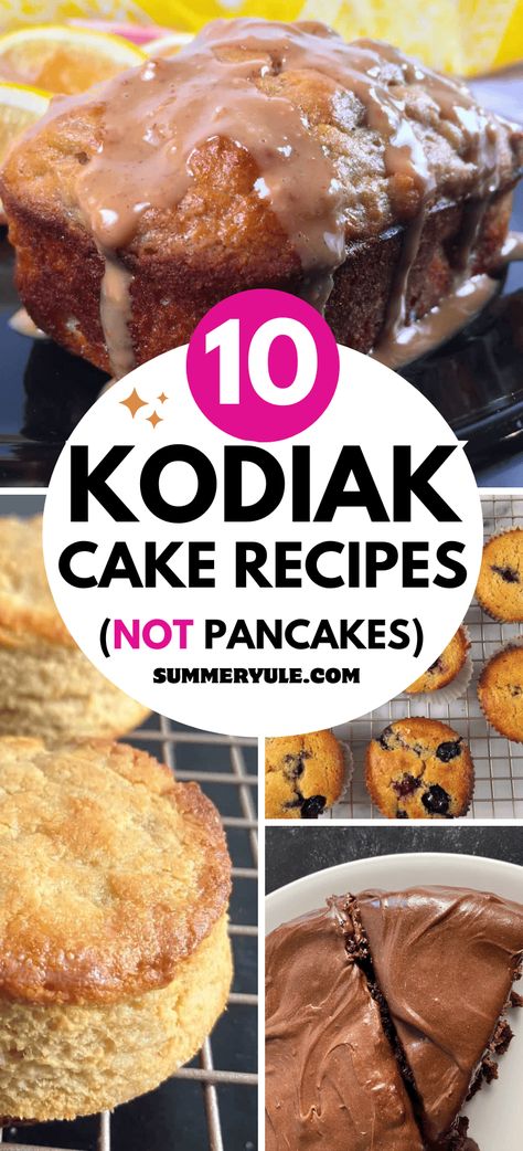 Move over, protein pancakes! Kodiak mix is the versatile MVP of your pantry, ready to shake up your culinary routine. While it's famous for flipping fluffy flapjacks, this powerhouse mix can do so much more. Get ready to embark on a tasty adventure as we explore 10 delightful ways to elevate Kodiak mix beyond the breakfast table. Kodiak Cake Loaf, Protein Donut Recipe Kodiak, Copycat Kodiak Pancakes, Kodiak Pancake Mix Scones, Kodiak Breakfast Casserole, Kodiak Cakes Birthday Cake Mix Recipes, Kodiak Coffee Cake, Kodiak Cake Cinnamon Rolls, Kodiak Scones