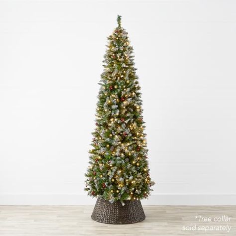 Best Choice Products 12ft Pre-Lit Pencil Christmas Tree, Partially Flocked Pre-Decorated for Home, Skinny Frosted Holiday Tree w/ 1,818 Tips, 700 Lights, Pine Cones, Metal Hinges & Base Pencil Christmas Tree Grouping, Home Office Christmas Tree, Pencil Xmas Trees, Decorated Slim Christmas Trees, Pencil Christmas Tree Decorations Decorating Ideas, Slim Christmas Tree Decorated, Pencil Christmas Tree Decorated Ideas, Slim Christmas Trees Decorated, Slim Christmas Tree Ideas Decorating