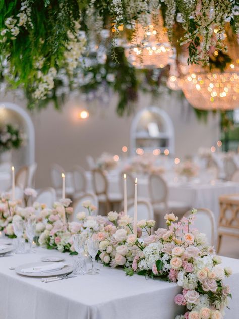 Tented multicultural destination wedding, French Riviera Garden Wedding Flowers Arrangements, Pastel Wedding Decorations, South Of France Wedding, French Riviera Wedding, Soft Pink Wedding, French Chateau Wedding, Pastel Wedding Flowers, Provence Wedding, Chateau Wedding