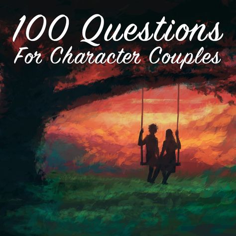 These questions can help you flesh out your WIP's relationships, find hidden details to use in your tale, and discover more about your characters. Character Couples, Couple Characters, Character Relationships, Romance Writing, Character Questions, Building Character, Writing Romance, Writers Notebook, 100 Questions