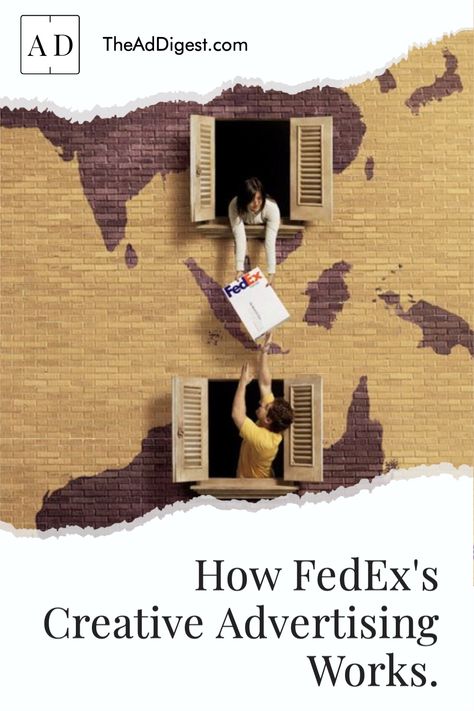 This article describes FedEx's creative advertising and how it works. Describes the strategy behind it, the elements of the ad as well as the target audience it is intended for. Advertising Words, Copy Ads, Commercial Complex, Creative Advertising Design, Creative Advertising Campaign, Business Card Design Creative, Advertising Strategies, Ad Creative, Digital Advertising