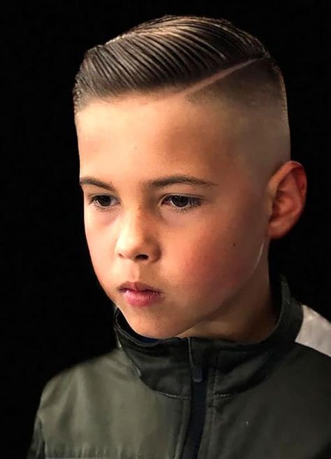 Popular Boys Haircuts, Hard Part Haircut, Boys Fade Haircut, Boys Haircut Styles, Boy Haircuts Short, Toddler Haircuts, Cool Boys Haircuts, Tan Skin Blonde Hair, Toddler Boy Haircuts