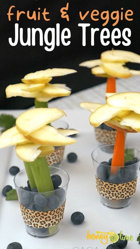 Jungle Book Food, Safari Themed Food, Jungle Snacks, Safari Party Theme, Jungle Fruit, Safari Snacks, Family Movie Night Snacks, Jungle Book Movie, Book Club Food