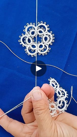 1.3K views · 9.8K reactions | Easy shuttle tatting beginners video with complete instructions up on the channel now. 

#shuttletatting #tatting #tattinglace #tattingshuttle #lacedesign #lacedetails #vintagedecor #decoridea #needlelace #instareels | Threads Tribe | Art Music · Flowers Tatting Tutorial For Beginners, Tatting Patterns Free Shuttle, Tating Flowers, Tatting Patterns Free Beginners, Lace Tatting, Needle Tatting Tutorial, Tribe Art, Tatting Patterns Free, Shuttle Tatting