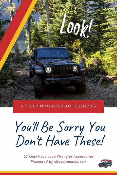 27 Jeep Wrangler Accessories You'Ll Be Sorry You Don'T Have! 36 Cool Jeep Accessories, Jeep Wrangler Upgrades, Jeep Hacks, Jeep Names, 2 Door Jeep, Jeep Sahara, Jeep Wrangler Lifted, 2008 Jeep Wrangler, Jeep Trails