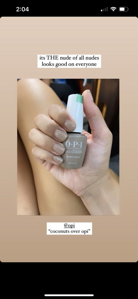 Coconuts For Opi, Coconuts Over Opi With Chrome, Coconuts Over Opi, Opi Coconuts Over Opi, Coconuts Over Opi Gel, Put It In Neutral Opi Chrome, Opi Keep It In Neutral, Funny Bunny Mixed With Bubble Bath Opi, Christmas Nail Colors