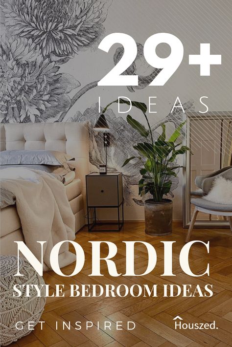 Get inspired with these Nordic Style Bedroom Ideas. Our images will help inspire your design ideas, taking them to the next level...Trust Houszed #nordicstylebedroomideas #nordicbedroomdecor #nordicbedroomideas #nordicbedroomdesign #nordicstylebedroom #nordicbedroominspiration Nordic Style Bedroom Scandinavian Design, Nordic Interior Design Bedroom, Bedroom Ideas Nordic, Nordic Bedroom Design, Nordic Bedroom Ideas, Scandanavian Interiors Bedroom, Nordic Bedroom Inspiration, Nordic Bedroom Decor, Bedroom Scandinavian Style