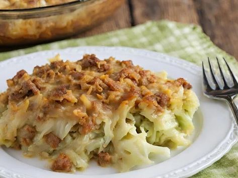 Brenda Gantt Cabbage Casserole | The Foodie Fix | NewsBreak Original Brenda Gantt Cabbage Casserole, Cabbage Casserole Recipe, Ritz Cracker Topping, Dorito Taco Salad Recipe, Creamy Cabbage, Crockpot Meatloaf Recipes, Cabbage Casserole Recipes, Chicken Stuffing Casserole, Chicken Spaghetti Casserole