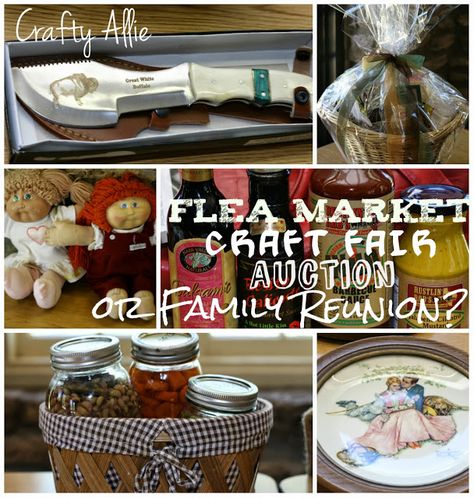 Family Reunion Auction Family Reunion Auction Ideas, Flea Market Crafts, Auction Ideas, Reunion Ideas, Diy Tray, Perfume Tray, Craft Fair, Family Reunion, Craft Fairs