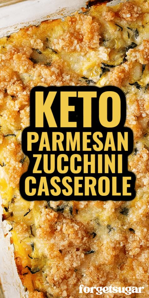 This Keto Zucchini Casserole is cheesy, buttery, and packed with low carb zucchini! If you're looking for your next favorite keto casserole recipe, give this one a try. Can be served as a side dish or main meal! Low Carb Recipes With Zucchini, Healthy Sides For Diabetics, Squash And Zucchini Recipes Casserole Low Carb, Keto Zucchini Side Dish Recipes, Squash And Zucchini Side Dish, Low Carb Vegetable Dishes, Low Carb Squash And Zucchini Recipes, Keto Veggie Casserole Recipes, Low Carb Zucchini Casserole