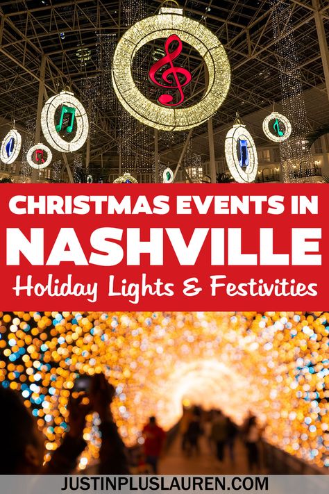 Nashville Christmas Things To Do In, Christmas In Tennessee, Christmas In Nashville, Nashville Christmas, Christmas Trips, Nashville Tennessee Vacation, Visit Tennessee, Tennessee Road Trip, Tennessee Christmas