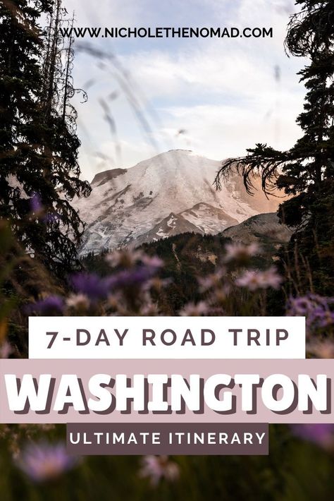 Washington State National Park Road Trip, Cascade National Park Washington, Washington Road Trip Pacific Northwest, Washington State Road Trip Itinerary, Washington State Itinerary, Pacific Northwest Road Trip 7 Days, Washington National Parks Road Trip, Washington Itinerary, Olympic Photography