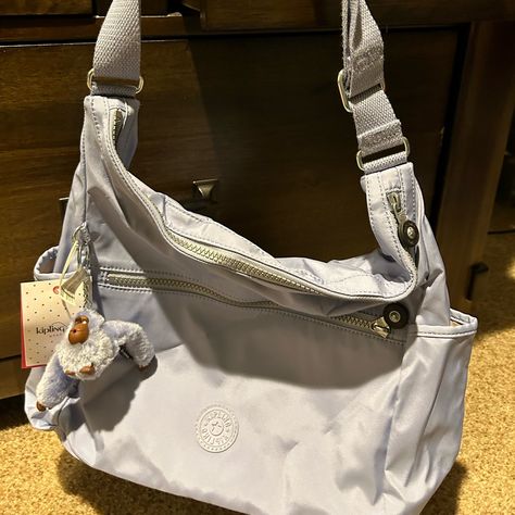 Nwt Kipling Crossbody. Beautiful Light Lavender Color. Kipling Crossbody Bag, Grey Crossbody Bag, Kipling Bags, Convertible Crossbody Bag, Popular Bags, Light Lavender, Small Handbag, Cross Bag, Lavender Color