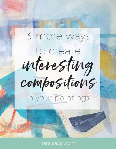 3 more ways to create interesting compositions in your paintings Procreate Art Ideas, Strong Composition, Abstract Art Paintings, Composition Painting, Abstract Art Paintings Acrylics, Abstract Painting Techniques, Art Investment, Procreate Art, Art Basics