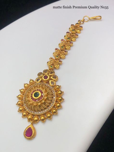 Papati Billa, Best Indian Wedding Dresses, Hair Locket, Tikka Jewelry, Wedding Jewelry Sets Bridal Jewellery, Gold Bangles For Women, Choker Necklace Designs, Gold Bridal Jewellery Sets, Maang Tikka