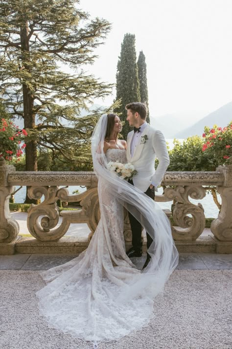 Inside Jason Dundas And Tayler Blackman’s Lake Como Wedding – Vogue Australia Beauty And The Beast Wedding Dresses, Italy Wedding Dress, Lake Wedding Venues, Wedding Dress 2024, Wedding Dress Alterations, Timeless Wedding Dress, Vogue Wedding, Lake Como Wedding, Lake Wedding