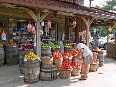 country store   20883 Country Store Ideas, Farm Market Ideas, Farm Stand Ideas, Campground Ideas, Old General Stores, Farmers Market Display, Country Market, Produce Market, Feed Store