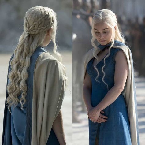 Game Of Thrones Hairstyles Khaleesi, Denarius Targaryen Hair, Game Of Thrones Hair Styles, Targarian Hair Styles, Game Of Thrones Inspired Hair, Rhaenyra Targaryen Hairstyle, Daenerys Targaryen Hairstyle, Daenerys Hairstyle, Got Hairstyles