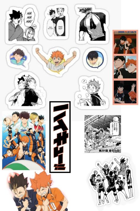 Anime Sticker Sheet Printable, Anime Journal Stickers Printable Haikyuu, Haikyuu Stickers Printable Hd, Anime Stickers Haikyuu, Haikyuu Printable, Cute Anime Stickers Printable, Haikyuu Stickers Printable, Anime Printable Stickers, Anime Sticker Pack Printable