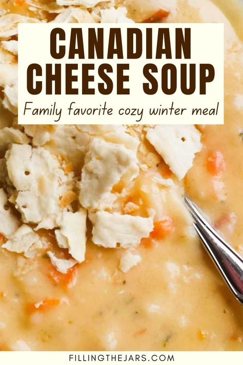 Cheese Soup Recipe Easy, Cheese Soup Recipe, Cheese Soup Recipes, Comfort Soup Recipes, Delicious Soups, Rustic Recipes, Cheddar Cheese Soup, Comfort Soup, Canadian Food