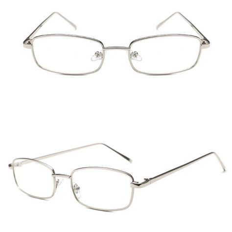 Wide Glasses, Metal Glasses Frames, Types Of Frames Glasses, Glasses Aesthetic Square, Metal Glasses Frames For Women, Wire Glasses, Oversized Frames Glasses, Silver Frame Glasses, Square Frame Glasses