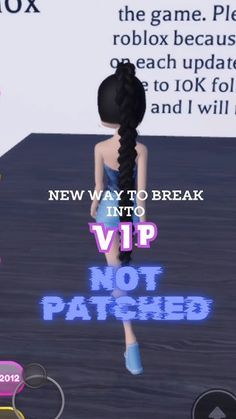 New way to get into vip (not patched). Credits: @muhammadali-jv2wh #dresstoimpress #vip #roblox Vip Dress, Roblox Ideas, Sleek Ponytail, Roblox Codes, Ponytail Hairstyles, Dress To Impress, Quick Saves