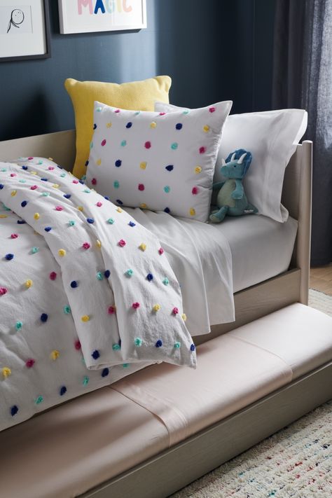 Shop our collection of kid's bedding in many styles, fabrics, and wonderful patterns made for kids. Unique Kids Beds, Modern Kids Beds, Kids Bed Sheets, Sports Nursery Theme, Kid's Bed, Kids Bed Linen, Bedding Duvet Covers, Made For Kids, Kids Duvet