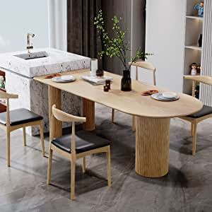 Wood Dining Table Modern, Walnut Table Top, Luxury Dining Table, Wood Table Bases, Dinette Tables, Contemporary Dining Table, Brown Table, White Table Top, Table Extensible