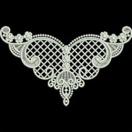 Fsl Necklines Neckline Embroidery, Irish Crochet Motifs, Birds Embroidery Designs, Lace Tattoo, Bridal Dresses Lace, Point Lace, Border Embroidery Designs, Jewellery Sketches, Bird Embroidery