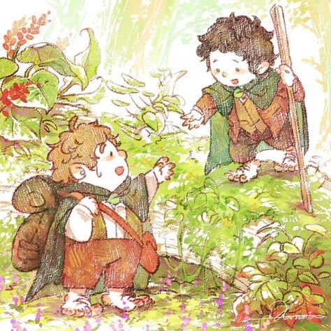 Frodo and Sam Frodo And Sam, John Howe, Hobbit Art, Middle Earth Art, Tolkien Art, Lotr Art, Illustration Photo, Fellowship Of The Ring, Jrr Tolkien