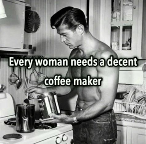 Every woman needs a decent coffee maker Funny Coffee Cups, Coffee Is Life, Instagram Bio, Story Instagram, Coffee Love, Coffee Quotes, Coffee Humor, Bones Funny, A Coffee