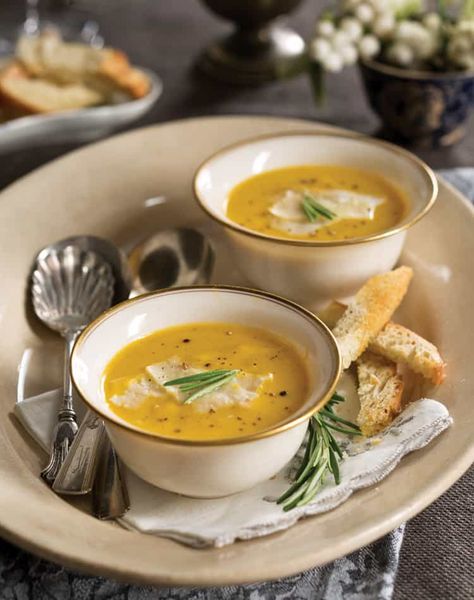 An Autumn Afternoon Tea: Celebrating a Glorious Season - 31 Daily Autumn Entertaining, Pear Soup, Chicken And Butternut Squash, Victoria Magazine, Autumn Tea, Pear Recipes, Fall Soups, Soup And Stew, Tea Recipes