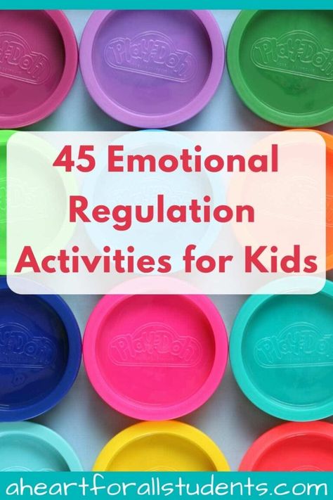 Express Emotions Activities, Fun Emotional Regulation Activities, Regulating Emotions For Preschool, Preschool Activities On Emotions, Asd Emotional Regulation, Affect Regulation Tfcbt, Fun Social Emotional Activities, Emotional Regulation Activities For Preschoolers, Helping Children With Emotions