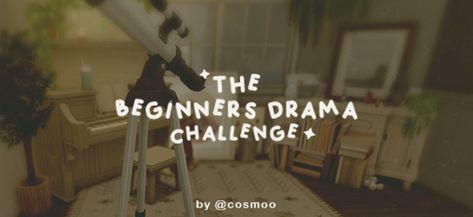 the beginner's drama challenge by @cosmoosims Sims Legacy Challenge, Sims Love, Sims Challenge, Sims 4 Challenges, Drama Ideas, Sims Games, Sims 4 Gameplay, Family Legacy, Feeling Trapped