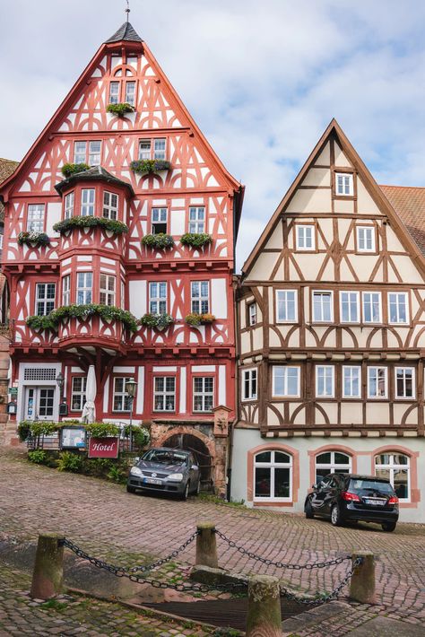 German Townhouse, Bavarian Architecture, German Buildings, German Homes, German Home, Photography Exposure, German Town, German Houses, German City