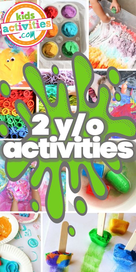 Crafts For 2-3 Yrs Old, 2 Year Arts And Crafts, Two Year Old Arts And Crafts, Arts And Crafts For 2 Yrs Old, Bathtub Paint, Activities For 2 Year, Learning Colors Activities, Summer School Crafts, Paint For Kids