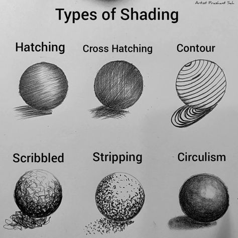 Types Of Shades Drawing, Different Ways To Shade Art, Circle Shading Reference, Different Types Of Tattoo Shading, Types Of Shading Drawing, Different Types Of Pencils, Types Of Pencil Shading, Easy Shading Tattoo Ideas, Types Of Sketching Styles